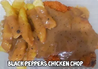 Black Pepper Chicken Chop