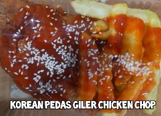 Korean Pedas Giler Chicken Chop