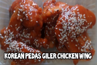 Korean Pedas Giler Chicken Wing