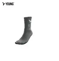 Young Polyester Ycs3 Crew Socks Grey
