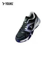 Young Tnt Pro Shoes Navy Silver