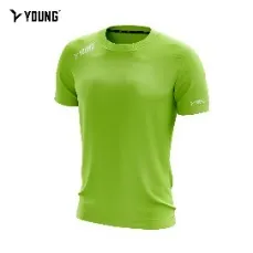 Young Stylish Signature-t Ii Roundneck Cool Quickdry Sportwear Jersey T-shirt Sport Green
