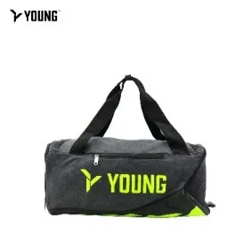Young Multifunction  Backpack + Shoes Compartment Badminton Racket Bag Neon Green