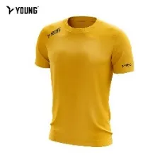 Young Stylish Signature-t Ii Roundneck Cool Quickdry Sportwear Jersey T-shirt Sport Yellow 