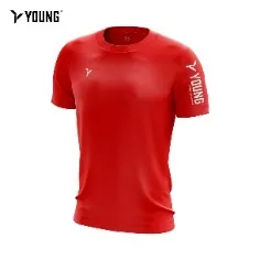 Young Stylish Signature-t Ii Roundneck Cool Quickdry Sportwear Jersey T-shirt Sport Red