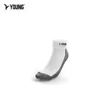 Young Sweat Absorption Angle Ycs4 Crew Socks White