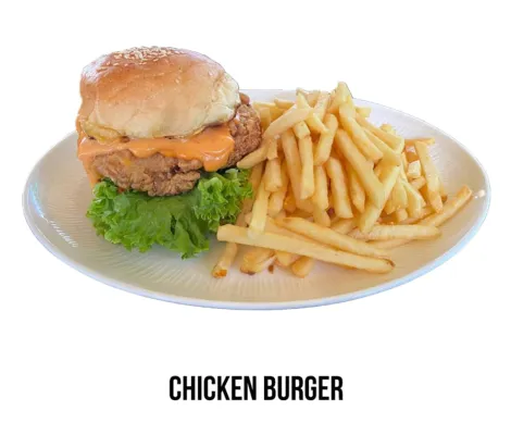 B 03 Fried Chicken Burger