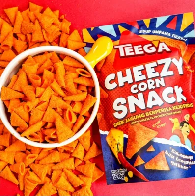 (New) Cheezy Corn Snack (120 Gram)